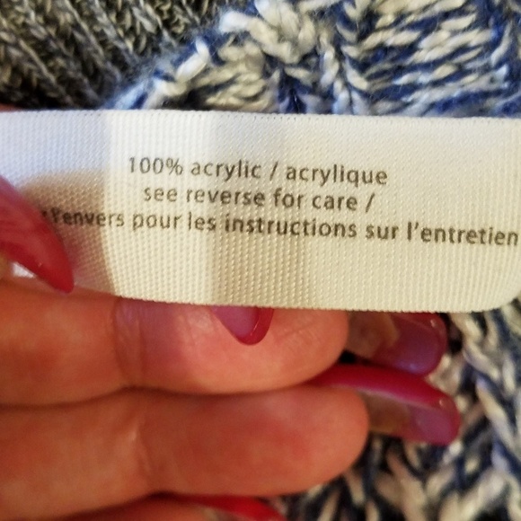 AEROPOSTALE Blue & White Sweater - Picture 6 of 6